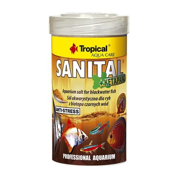 Tropical Sanital +Ketapang 100ml Akvaryum Tuzu