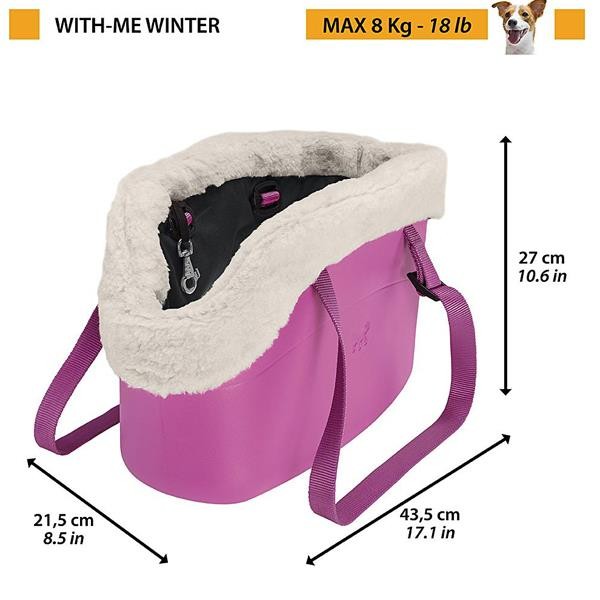 Ferplast With Me Winter Kedi Köpek Taşıma Çantası
