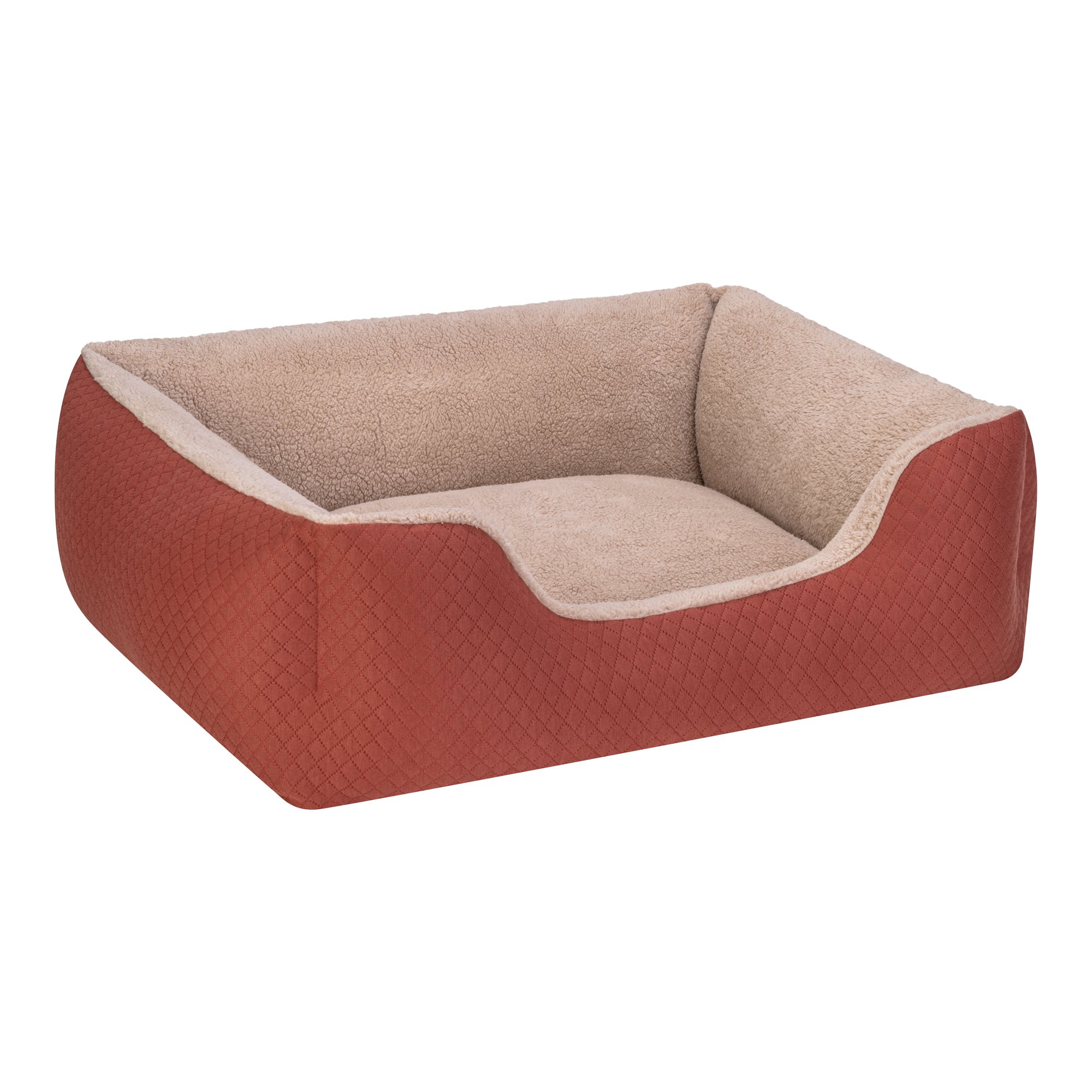 Pet Comfort Bravo Duo  Köpek Yatağı Tarçın/Bej L 90x70cm