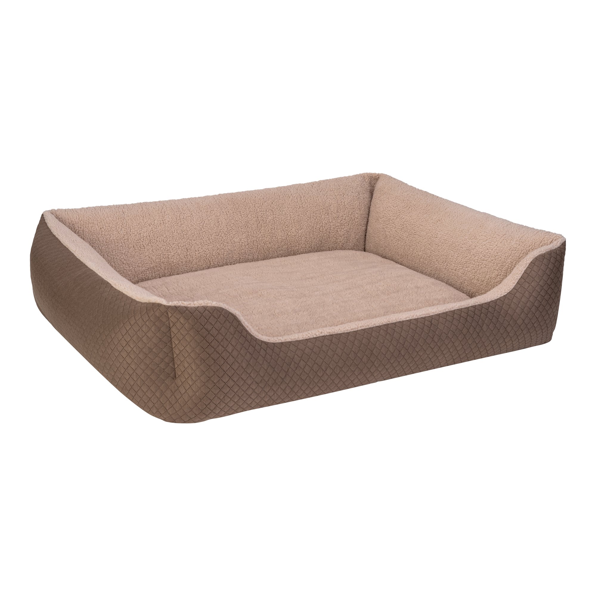 Pet Comfort Bravo Duo  Köpek Yatağı Kahverengi/Bej XL 105x80cm