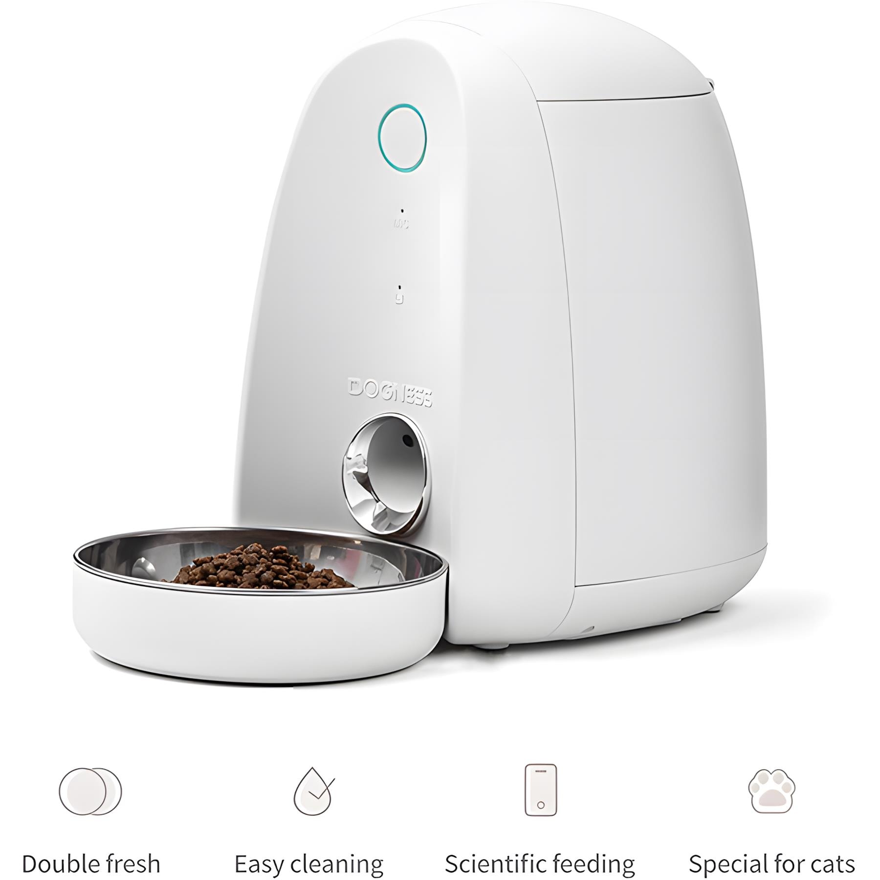 Dogness F05-M Akıllı Mini Mama Kabı Wifi Bağlantılı 2Lt