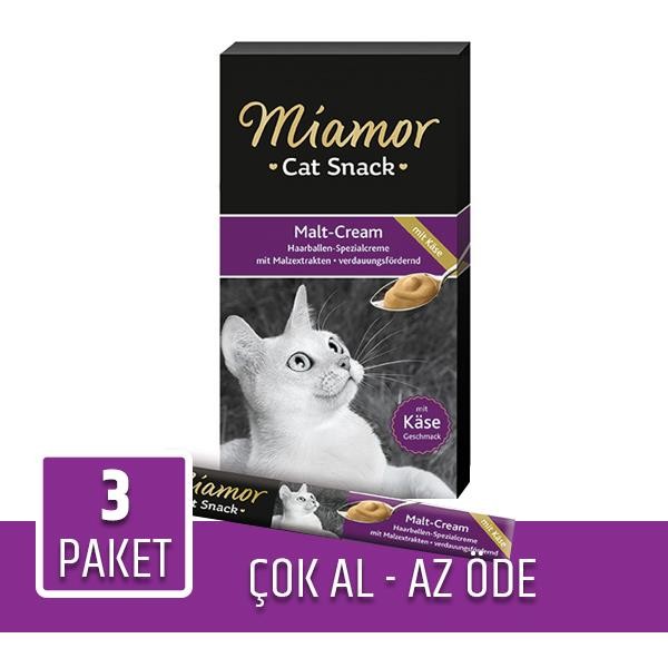 Miamor Malt Mayası ve Peynirli Kedi Ödülü x 3 Paket