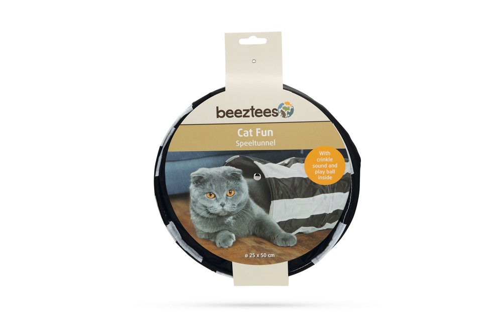 Beeztees Kedi Oyun Tüneli, 50x26x26cm