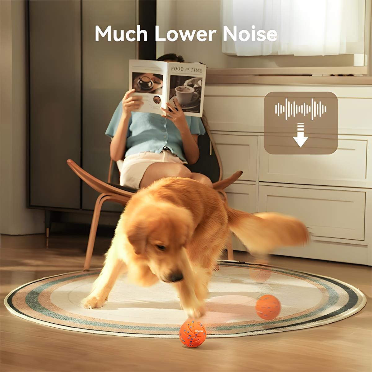 Cheerble Akıllı İnteraktif Köpek Oyuncağı Turuncu 7cm