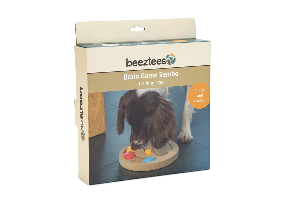 Beeztees Köpek Zeka Geliştirme Oyuncağı, Ahşap, 23x23x3cm