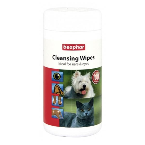 Beaphar Cleansing Wipes Kedi ve Köpek Temizlik Mendili 100 Parça