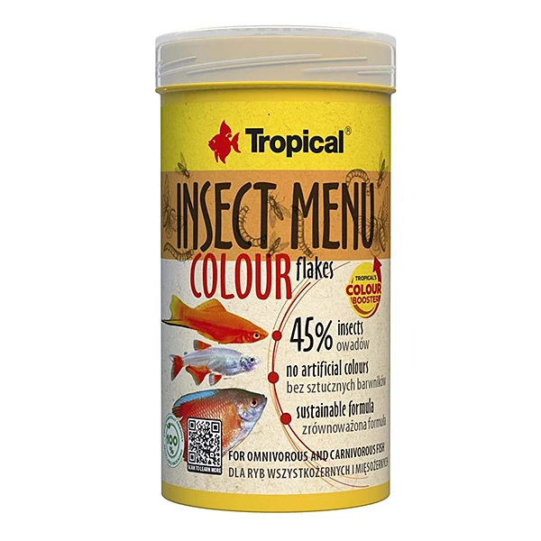 Different Insect Menu Tropical Insect Menu Colour Flakes 100ml 20gr