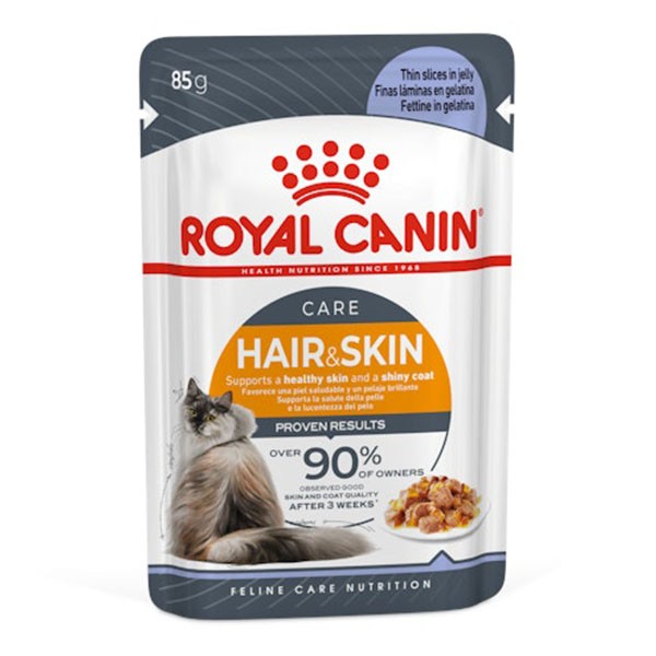 Royal Canin Care Hair&Skin Sağlıklı Tüyler İçin Yaş Kedi Maması 85gr