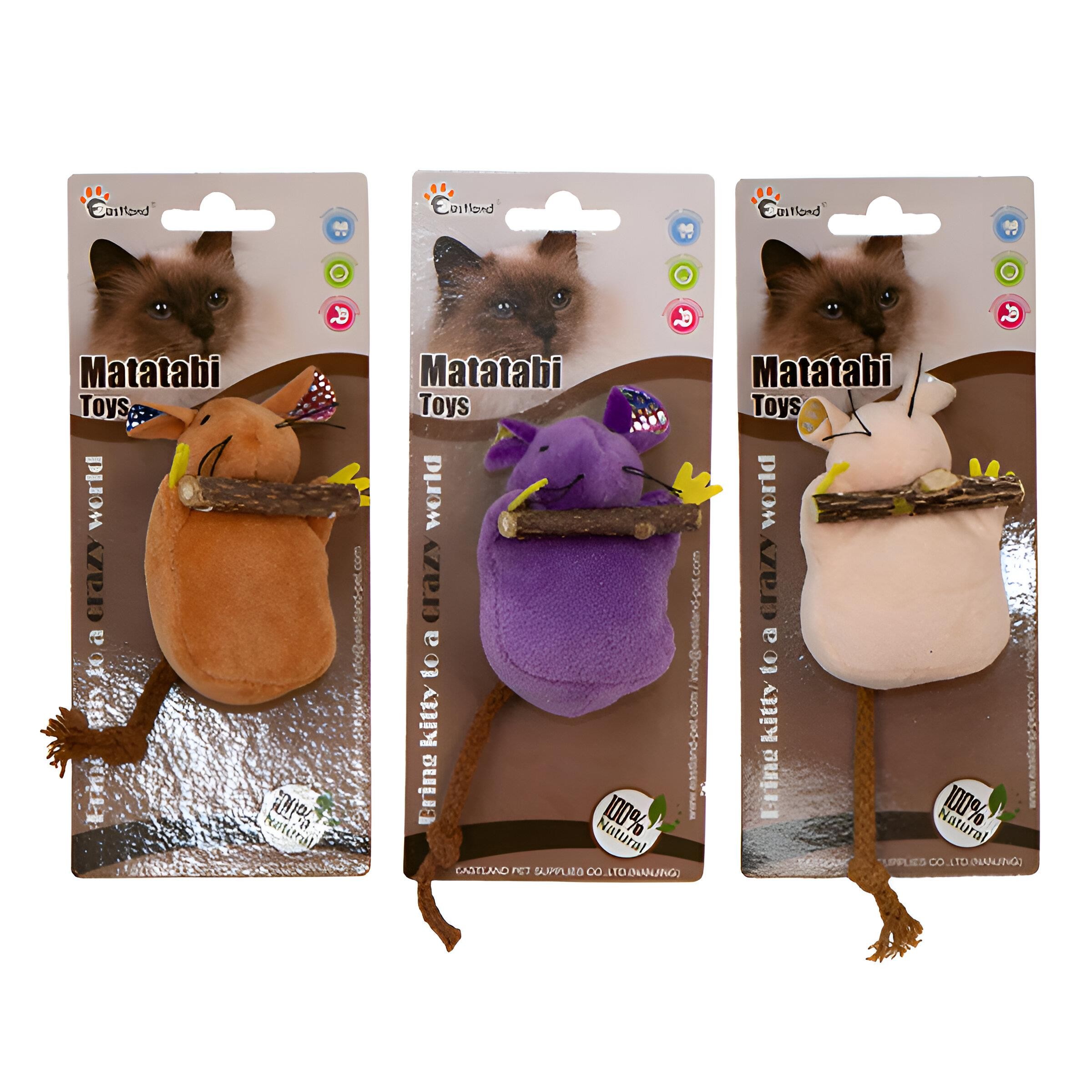 Eastland Matatabili Peluş Fare Kedi Oyuncağı 9,5cm