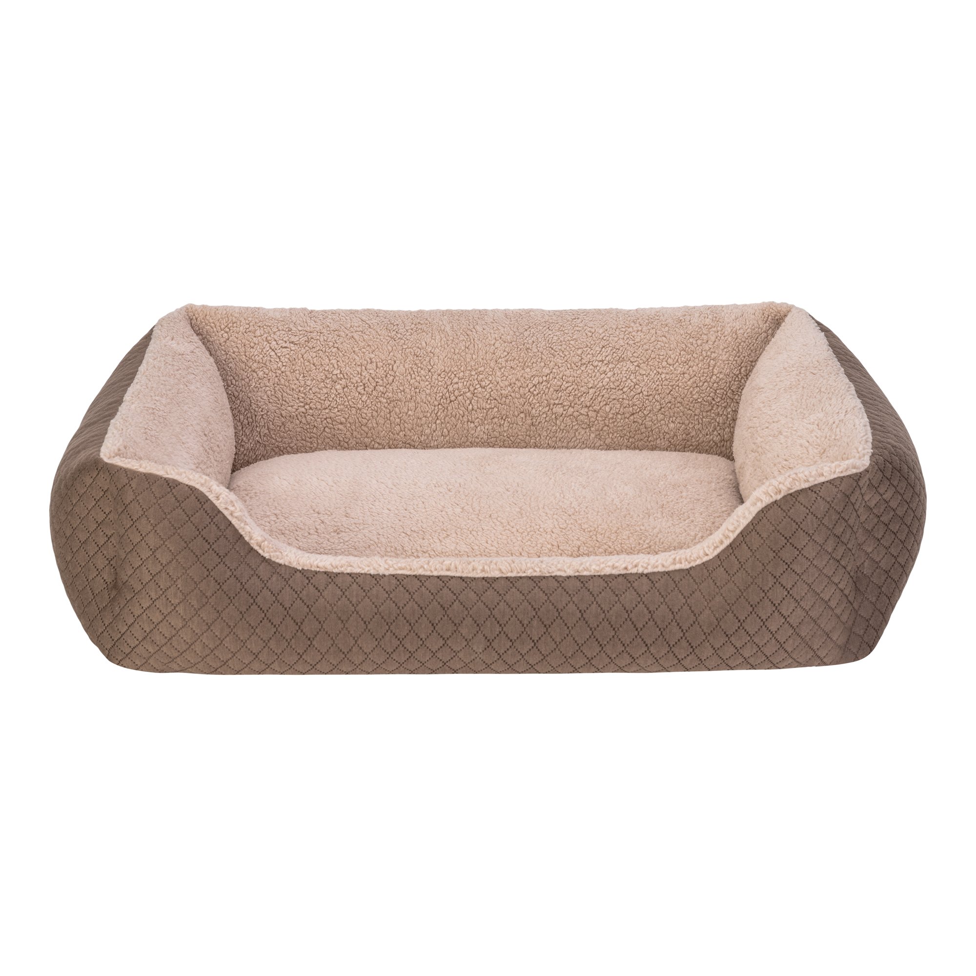 Pet Comfort Bravo Duo  Köpek Yatağı Kahverengi/Bej M 75x60cm