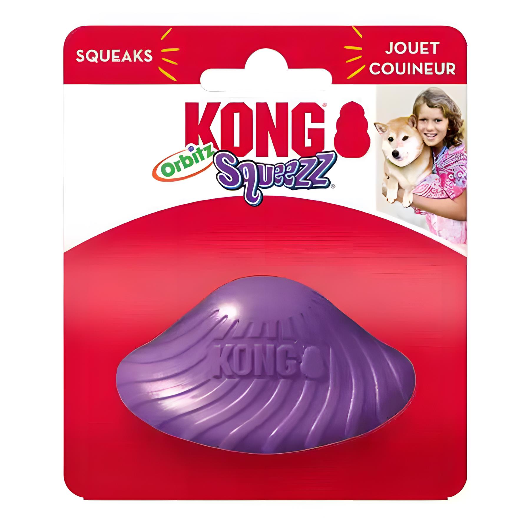 Kong Squeezz Orbitz Dönen Daire Şeklinde Köpek Oyuncağı S/M