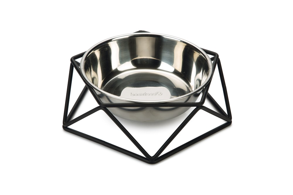 Beeztees Köpek Mama Su Kabı, Paslanmaz Çelik, 21,5cm, 700ml