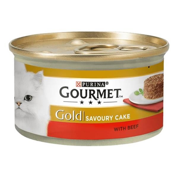 Purina Gourmet Gold Savoury Sığır Eti ve Domates 85gr