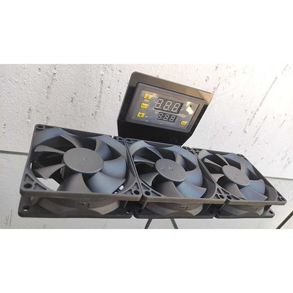 Termostatlı Akvaryum Soğutucu Fan 3lü Set
