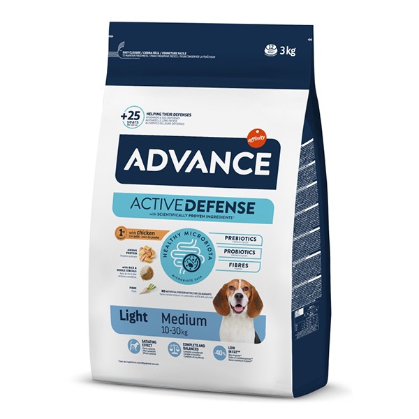 Advance Medium Light Tavuklu Orta Irk Diyet Köpek Maması 3 Kg