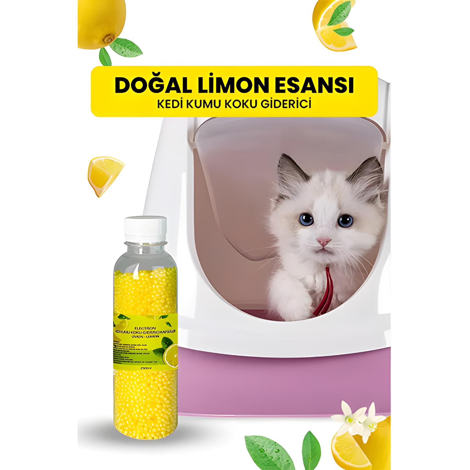 Electron Kedi Kumu Koku Giderici Limon Kokulu 250ml