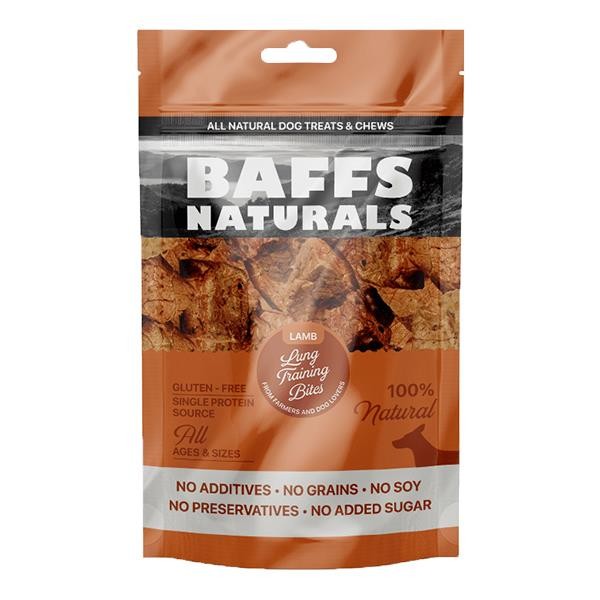 Baffs Natural Kuzu Ciğeri Köpek Ödülü 100Gr