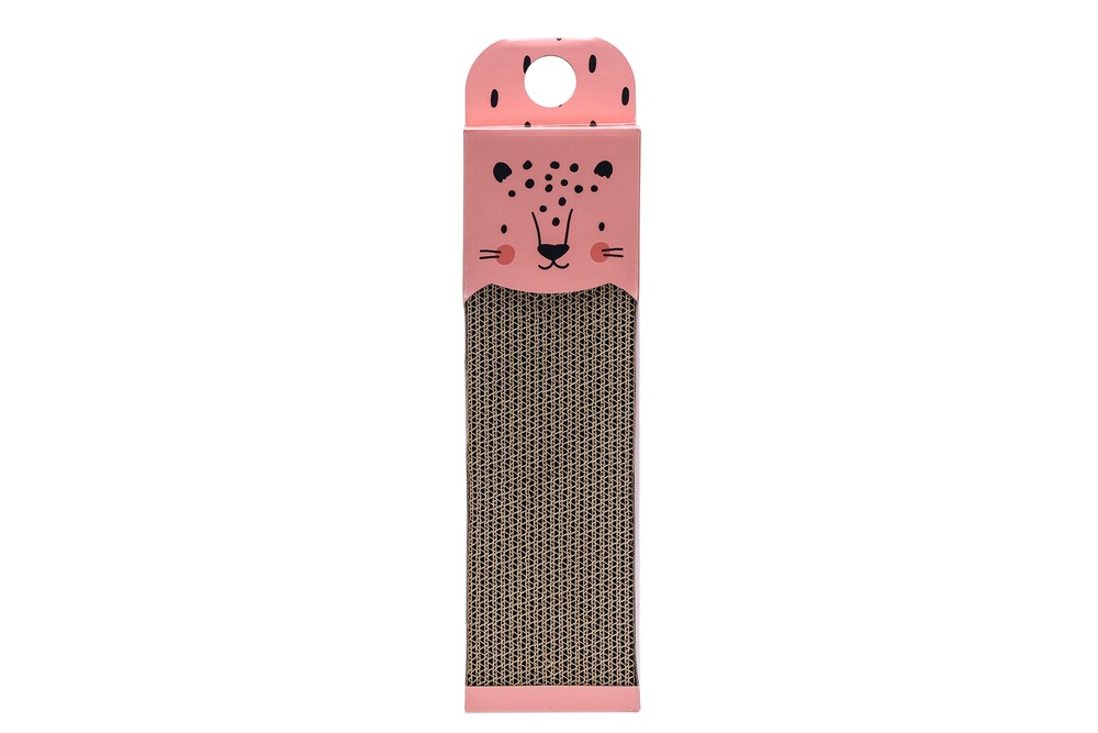 Beeztees Kedi Karton Tırmalama, Pembe, 45cm