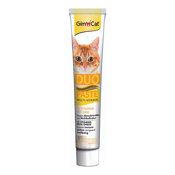 Gimcat Duo Paste Peynirli Multi-Vitamin Kedi Macunu 50gr