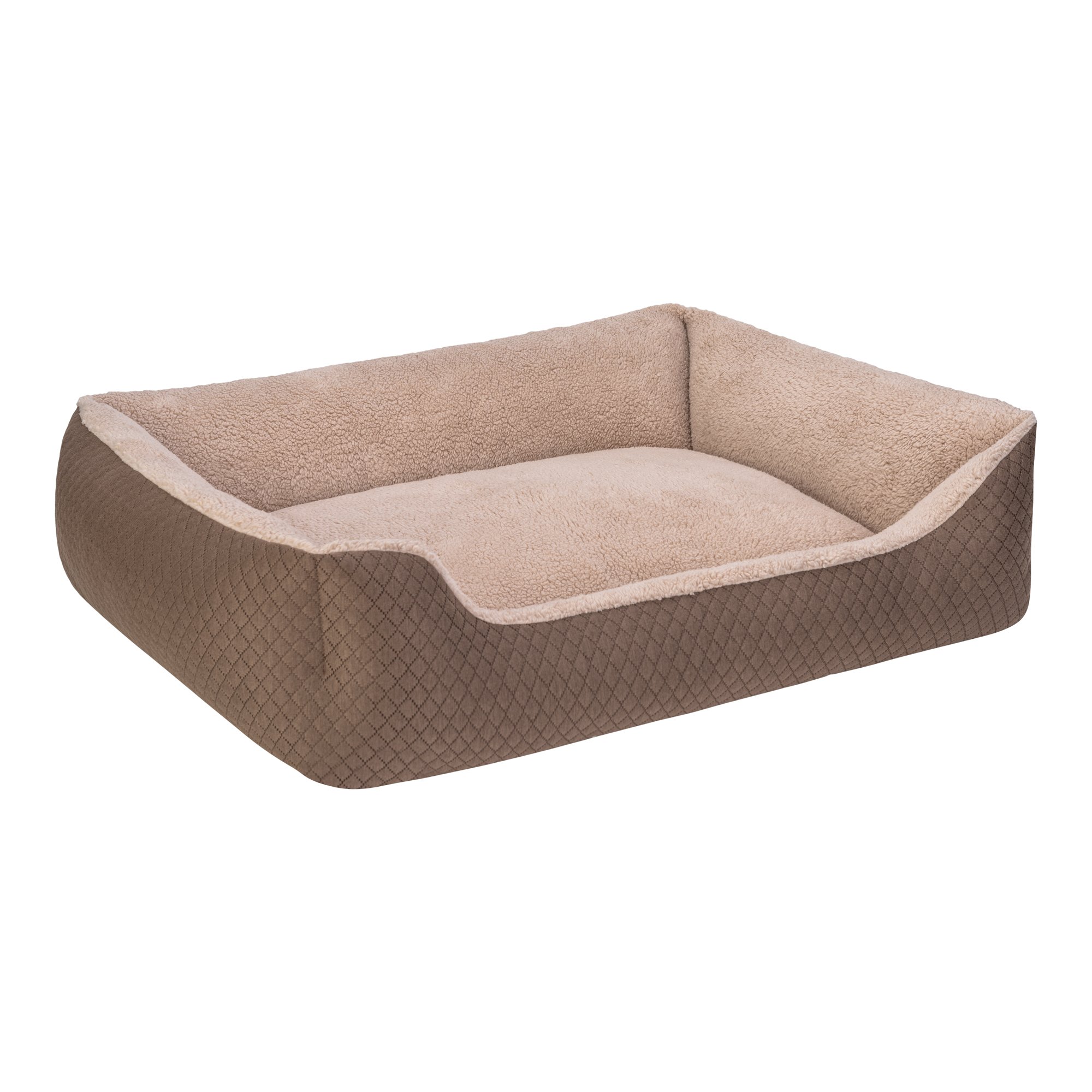 Pet Comfort Bravo Duo  Köpek Yatağı Kahverengi/Bej L 90x70cm