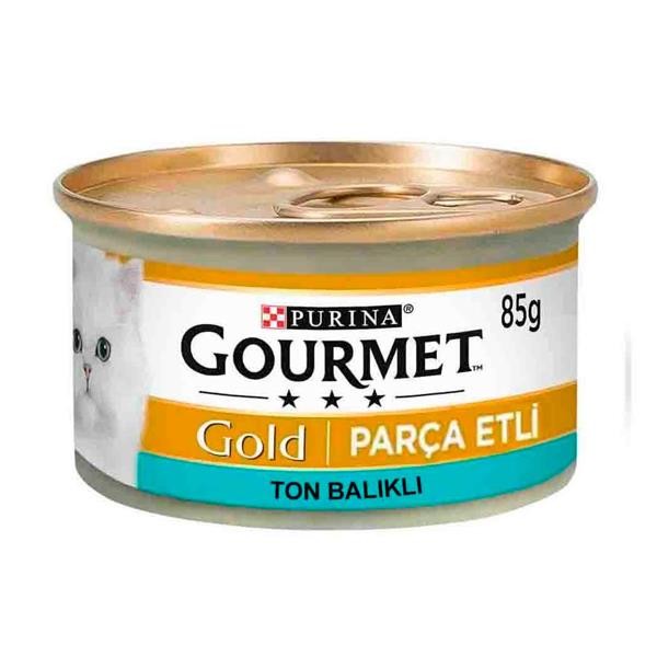 Purina Gourmet Gold Savoury Cake Ton Balıklı Kedi Konservesi 85gr x 12 Adet