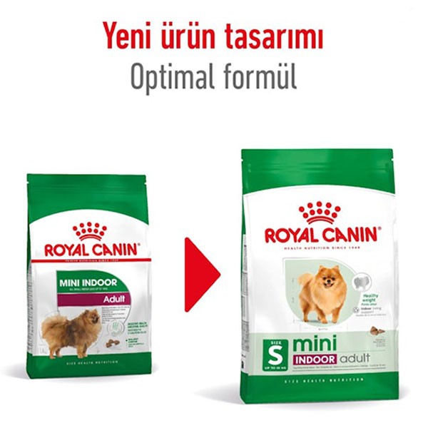 Royal Canin Mini Indoor Küçük Irk Yetişkin Köpek Maması 1,5Kg