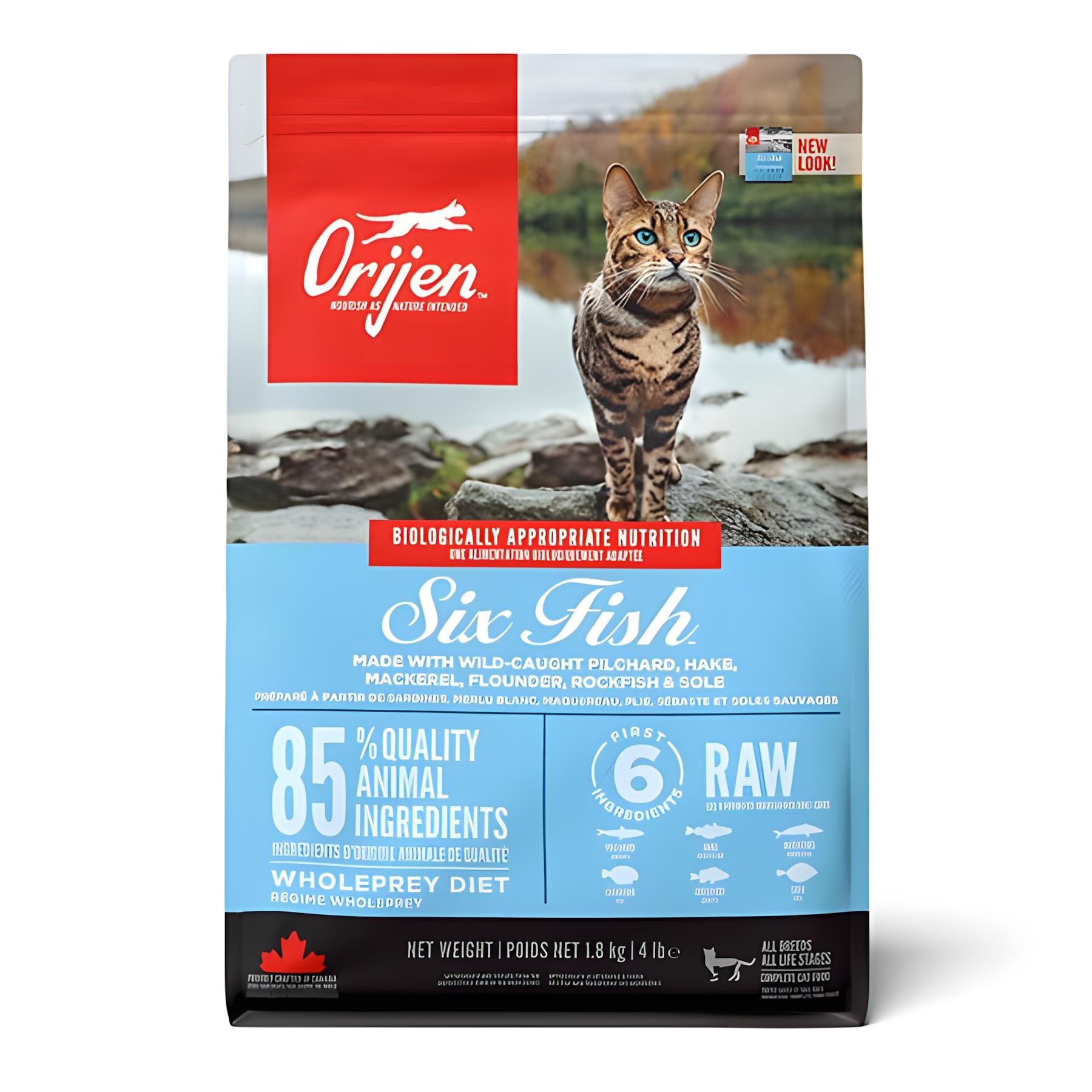 Orijen Six Fish Balıklı Yetişkin Kedi Maması 1,8 Kg