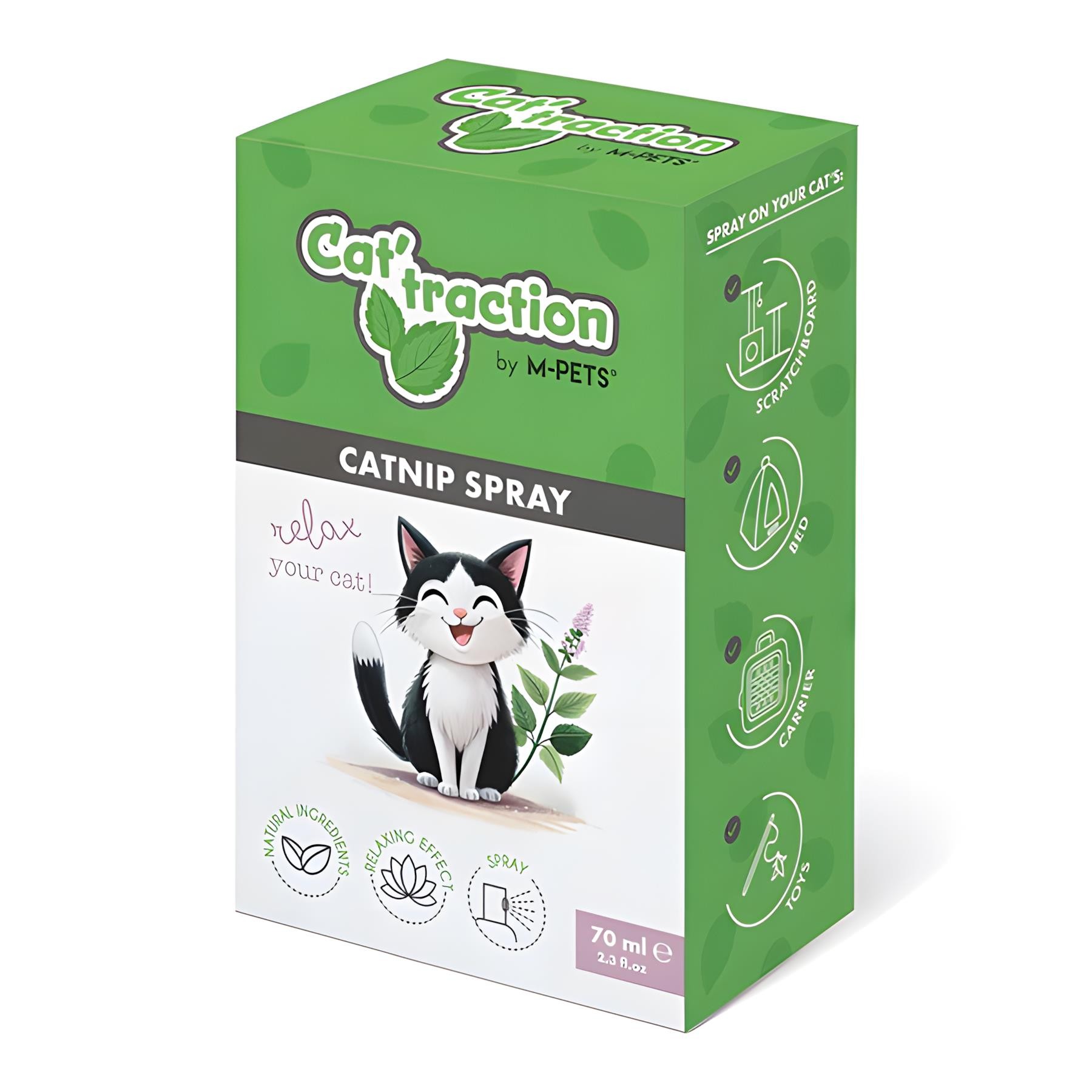 M-Pets Cat Traction Catnipli Kedi Spreyi 70ml
