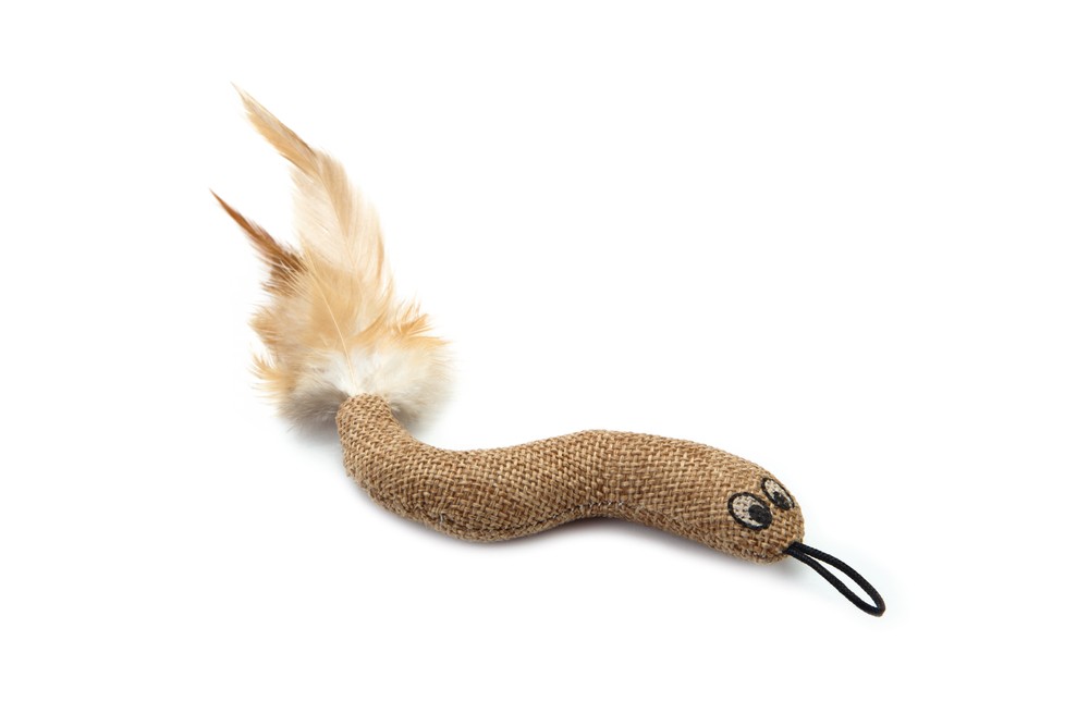 Beeztees Kedi Oltası Oyuncağı, Sisal ve Tüylü, 430300 ile kullanılabilir, 18cm