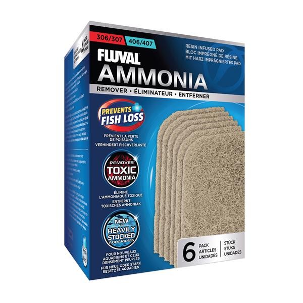 Fluval 307/407 İçin Ammonia Remover 6 Lı Paket