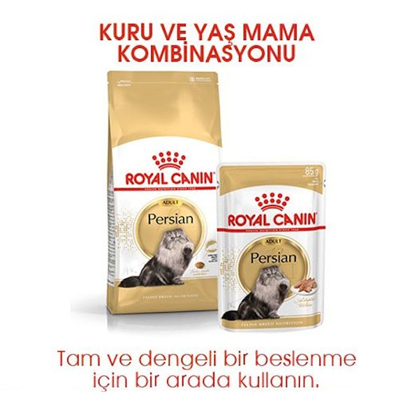 Royal Canin Persian Adult Yetişkin İran Kedilerine Özel Yaş Kedi Maması 85gr