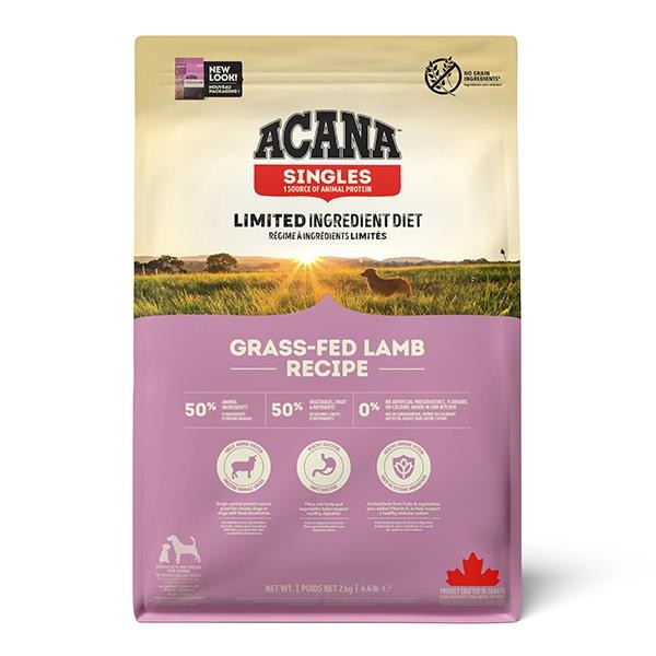 Acana Grass-Fed Lamb Kuzulu Tahılsız Köpek Maması 2Kg