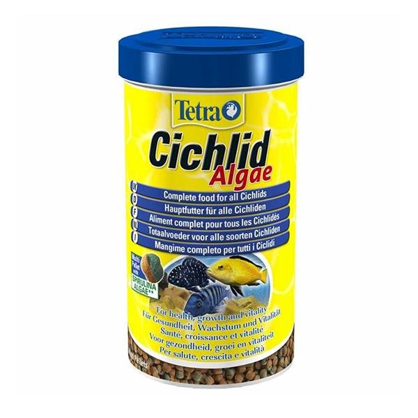 Tetra Cichlid Algae 500ml - Spirulina Katkılı Balık Yemi
