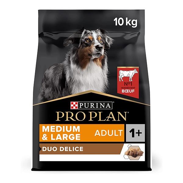 Pro Plan Duo Delice Medium Large Biftekli Büyük Irk Yetişkin Köpek Maması 10Kg