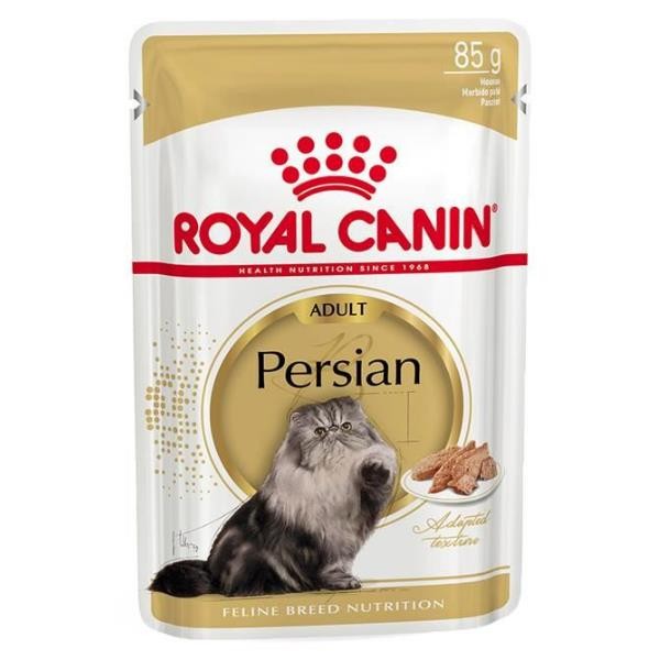 Royal Canin Persian Adult Yetişkin İran Kedilerine Özel Yaş Kedi Maması 85gr 12 Adet