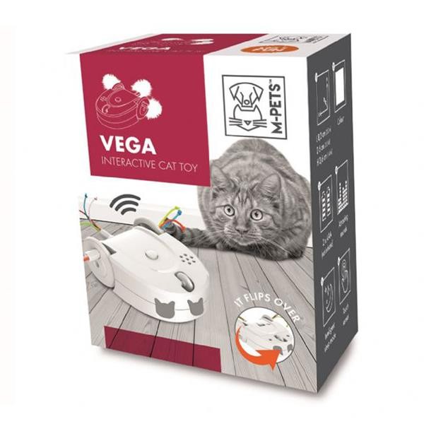 M-Pets Vega İnteraktif Kedi Oyuncağı Beyaz