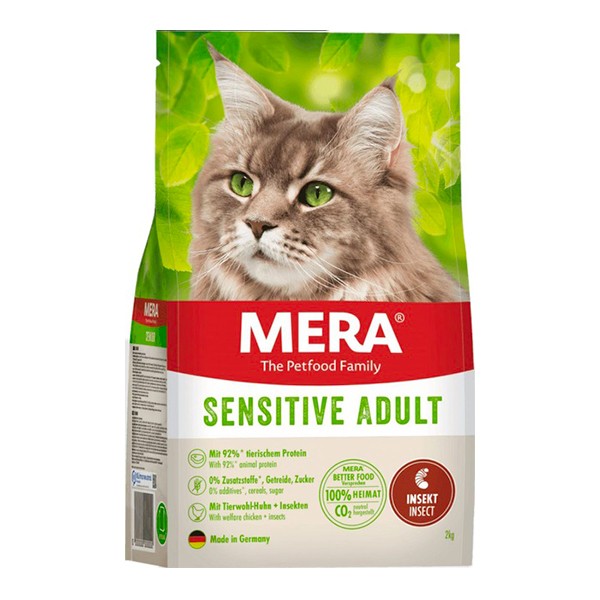 Mera Insect Sensitive Larva Proteinli Tahılsız Yetişkin Kedi Maması 2 Kg