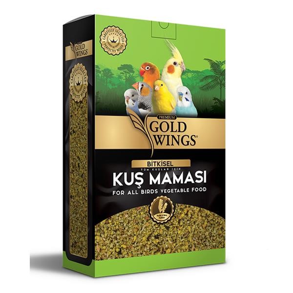 Gold Wings Premium Bitkisel Kuş Maması 1 Kg