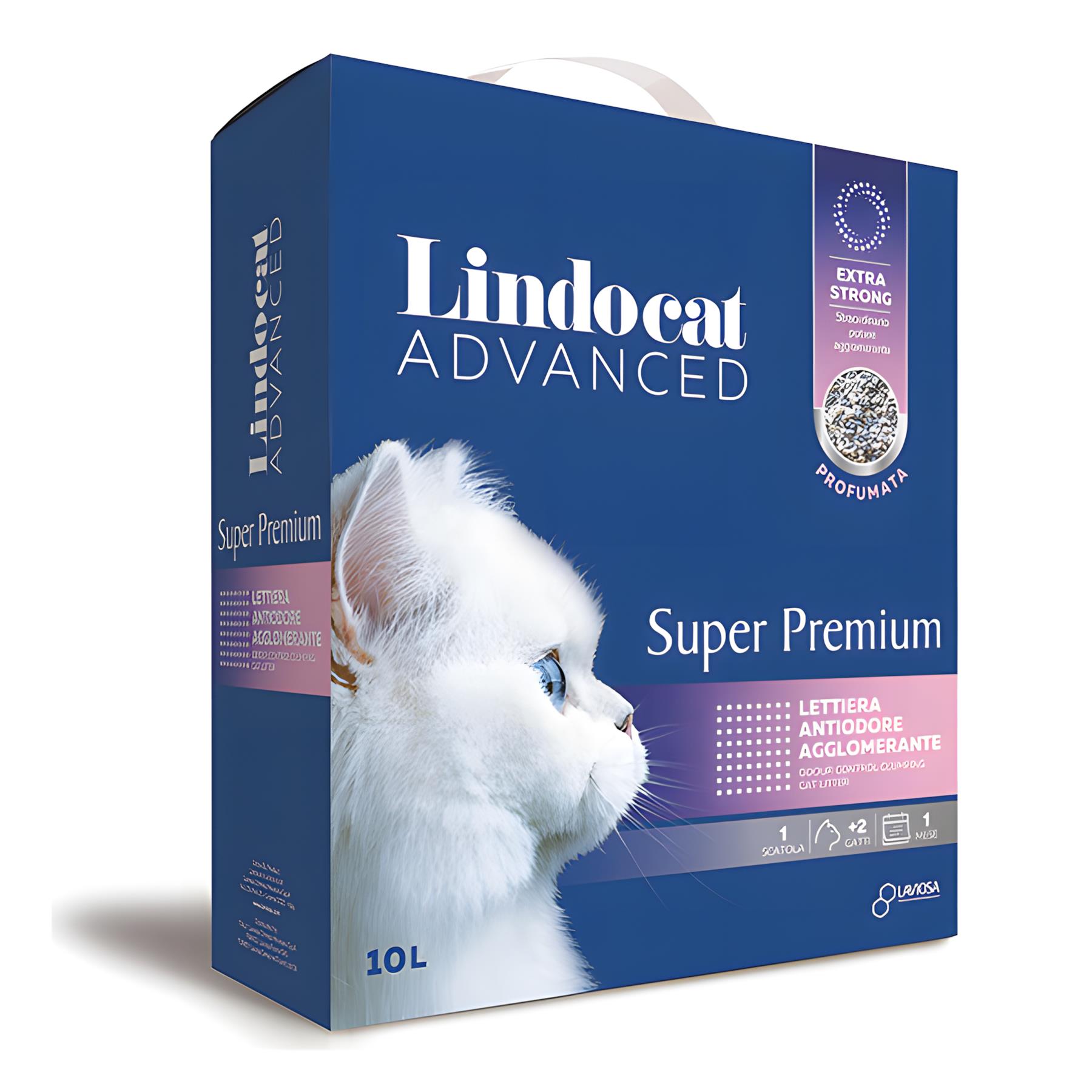 Lindocat Advanced Extra Güçlü Kokulu Topaklanan Kedi Kumu 10L