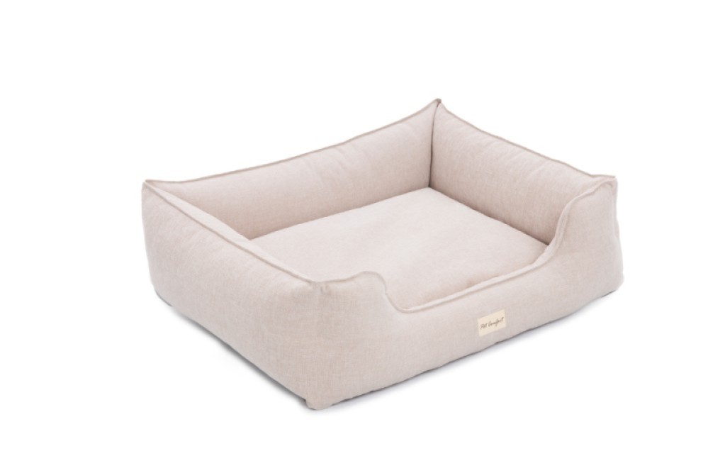 Pet Comfort Alpha  Ekru Köpek Yatağı L 105x85cm