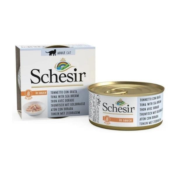 Schesir Ton Balığı ve Çipıralı Kedi Konservesi 70gr