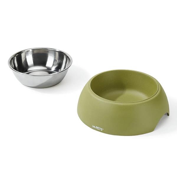 M-Pets Eco Bamboo Mama Kabı 350ml Olive