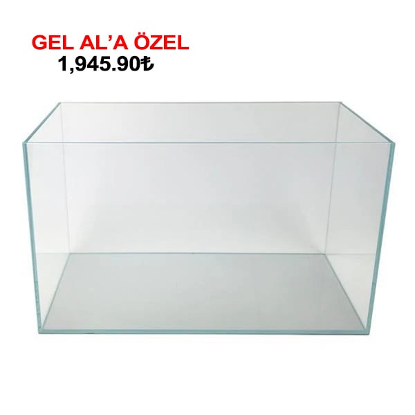 30x30x30 Cm Full Ultra Clear Rodajlı Cama Cam Akvaryum 6mm