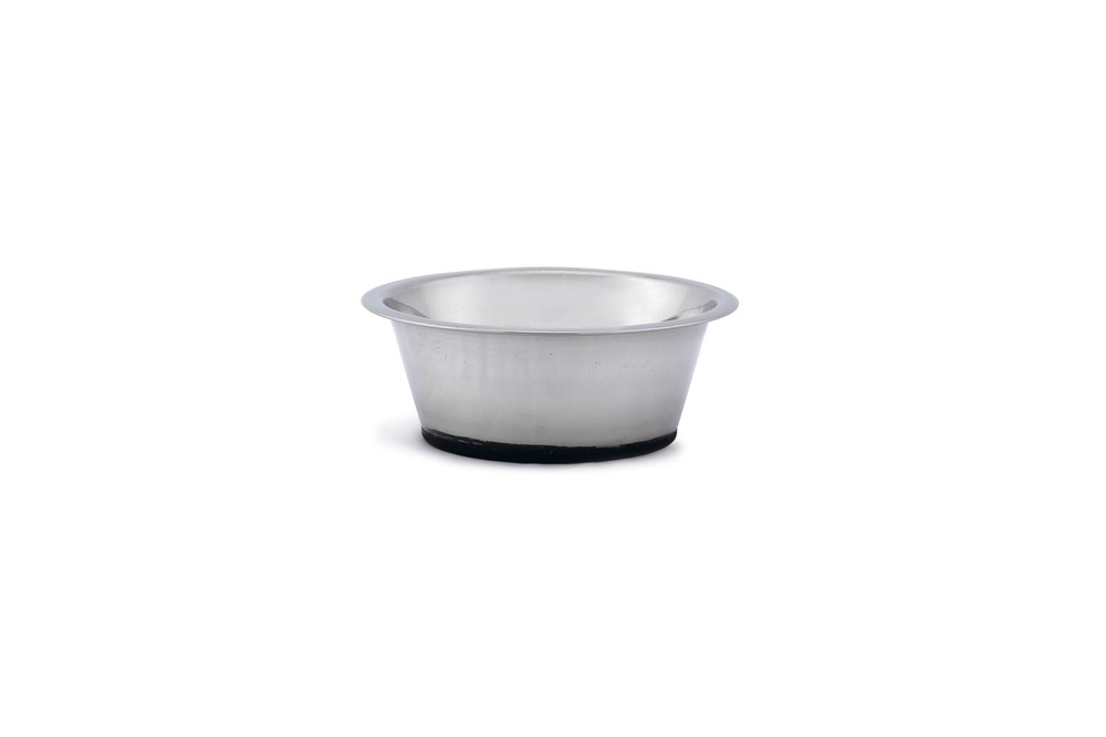 Beeztees Köpek Mama Su Kabı, Kaymaz Tabanlı, Paslanmaz Çelik, 16cm, 900ml