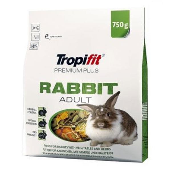 Tropifit Premium Plus Yetişkin Tavşan Yemi 750gr
