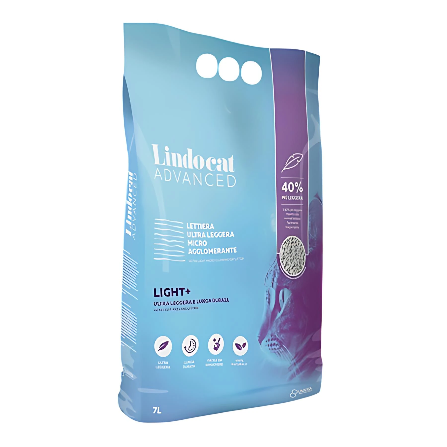 Lindocat Advanced Light Ultra Hafif Topaklanan Kedi Kumu 7L