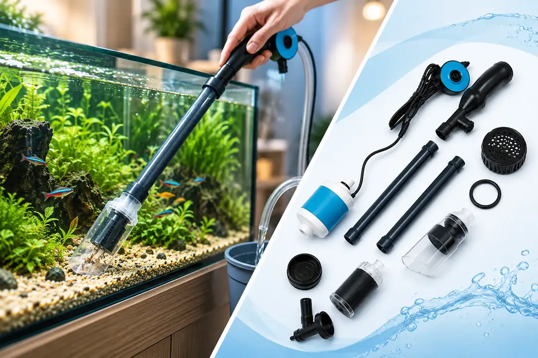 Sobo adaptörlü dip sifonları, akvaryum tabanında biriken yem artıkları ve organik atıkların temizlenmesini kolaylaştırarak düzenli akvaryum bakımının daha pratik ve etkili şekilde yapılmasına yardımcı olur.