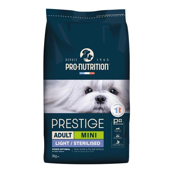 Pro Nutrition Prestige Sterilised Light Mini Tavuklu Küçük Irk Yetişkin Köpek Maması 3Kg