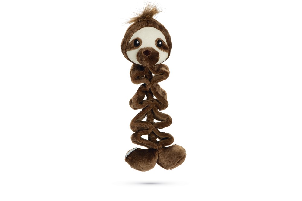 Beeztees Köpek Oyuncağı, Sesli, Elastik, Peluş, Kahverengi, 31x12x8cm