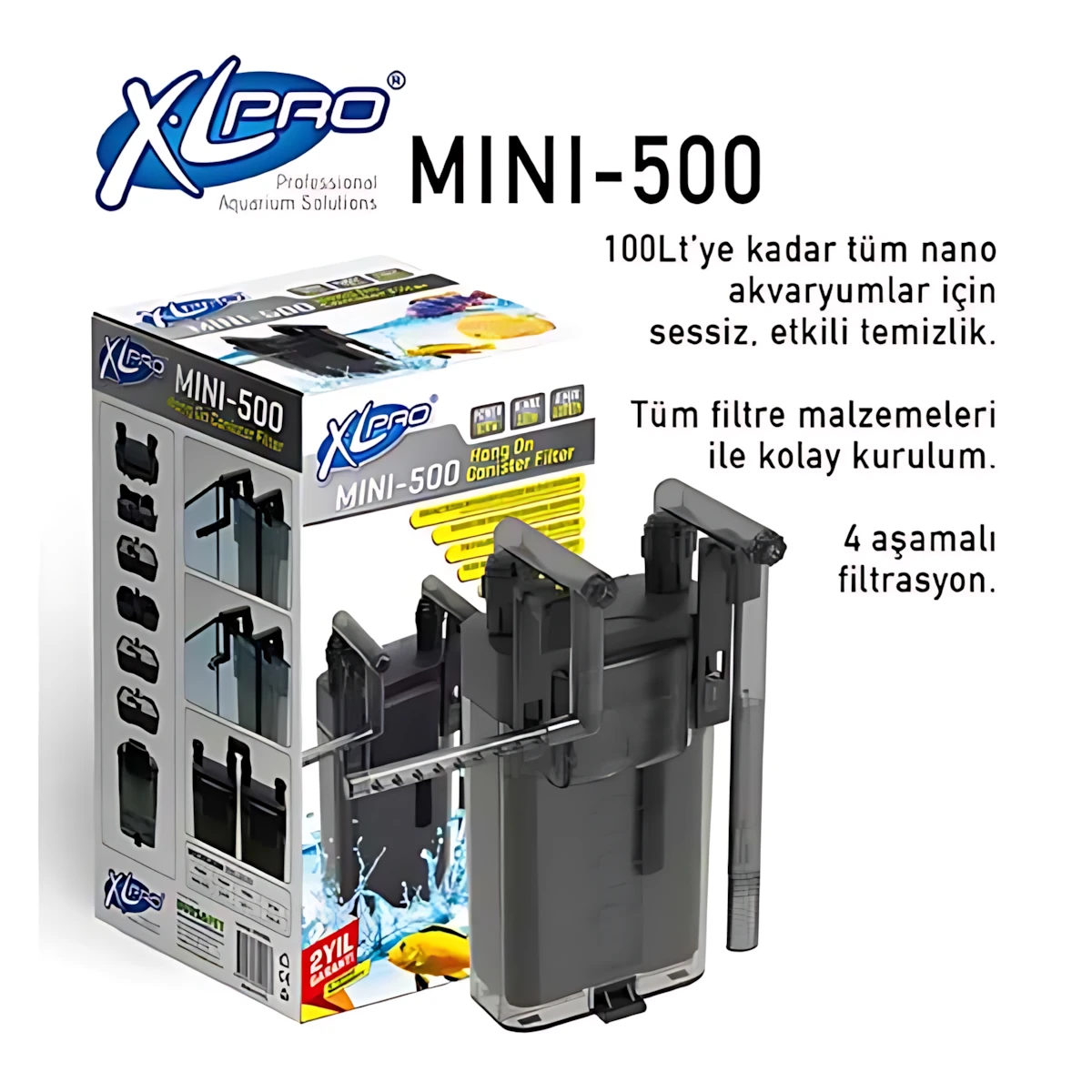 XLPRO 500 Mini Dış Filtre 510L/S